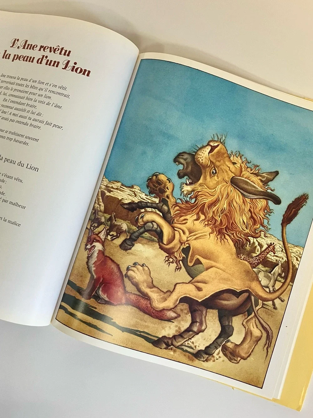 Livre vintage Fables d'Esope et de La Fontaine Charles Santore 1995 Littérature - Picture 11 of 17